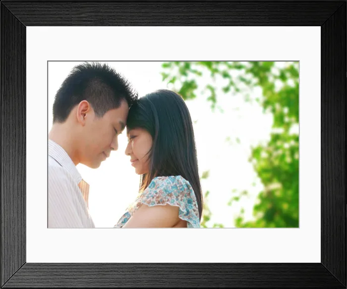 Framed Print : Loving couple Young couple in love Framed Print : Loving couple Young couple in love