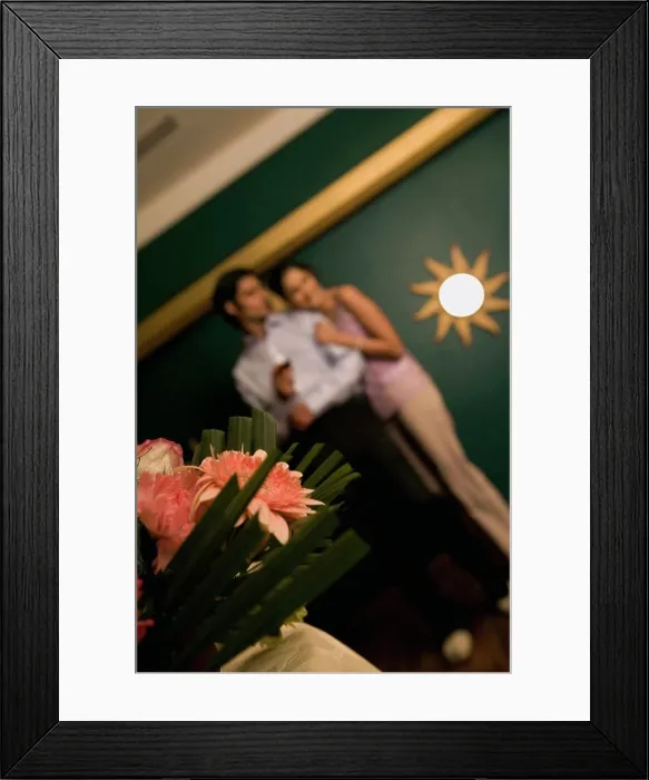 Framed Print : Couple standing together