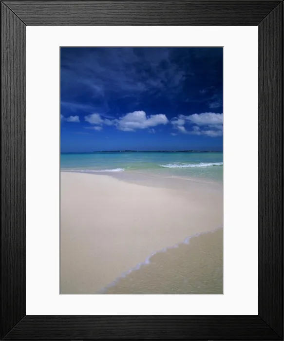 Framed Print : Honduras, Bay Islands, Utila Island, White Sand Beach Framed Print : Honduras, Bay Islands, Utila Island, White Sand Beach