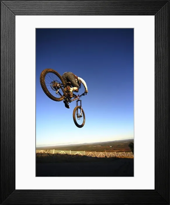 Framed Print : A mountainbike ride, Finland Framed Print : A mountainbike ride, Finland