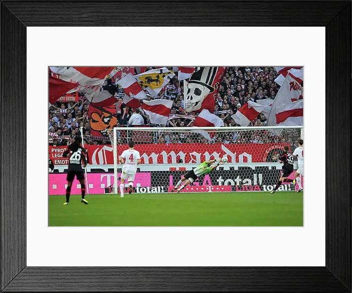 Framed Print : Parade of goalkeeper Sven Ulreich of VfB Stuttgart, Mercedes-Benz Arena, Stuttgart, Baden-Wuerttemberg, Germany, Europe Framed Print : Parade of goalkeeper Sven Ulreich of VfB Stuttgart, Mercedes-Benz Arena, Stuttgart, Baden-Wuerttemberg, Germany, Europe
