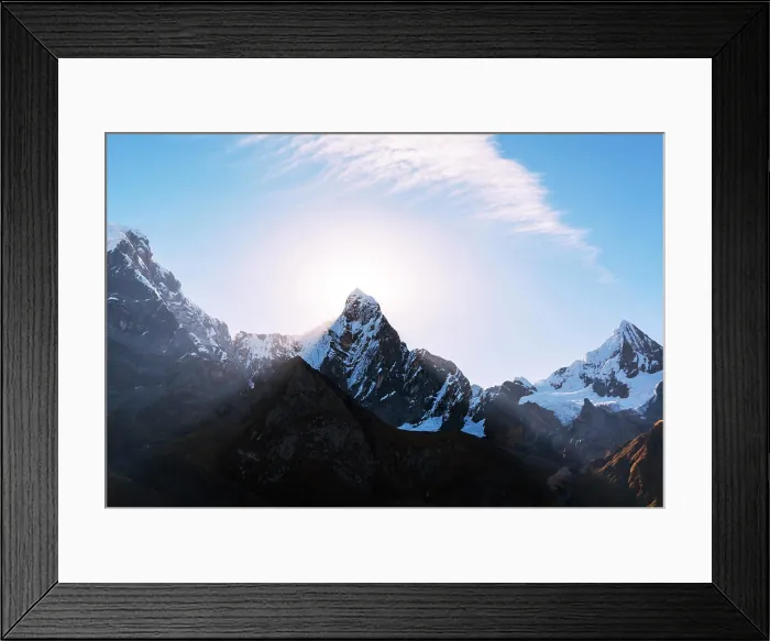 Framed Print : Cordillera Beautiful mountains landscapes in Cordillera Huayhuash Framed Print : Cordillera Beautiful mountains landscapes in Cordillera Huayhuash