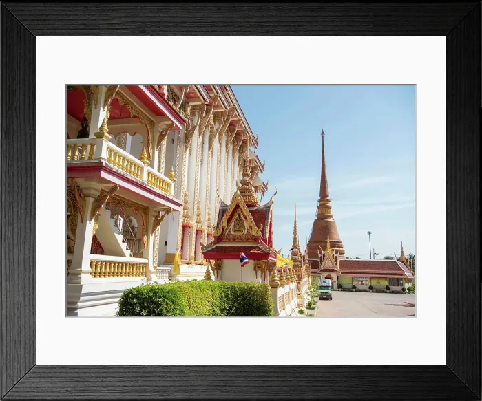 Framed Print : THAILAND KHON KAEN STADT WAT DAS Wat That Chedi in City Centre of Khon Kaen and Province Khon Kaen in Thailand Framed Print : THAILAND KHON KAEN STADT WAT DAS Wat That Chedi in City Centre of Khon Kaen and Province Khon Kaen in Thailand