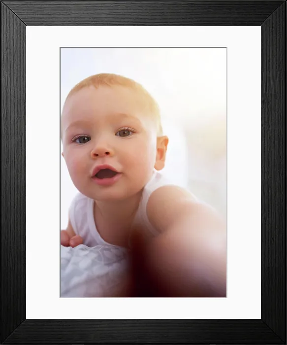 Framed Print : Selfie, portrait and happy baby pov in house for development Framed Print : Selfie, portrait and happy baby pov in house for development