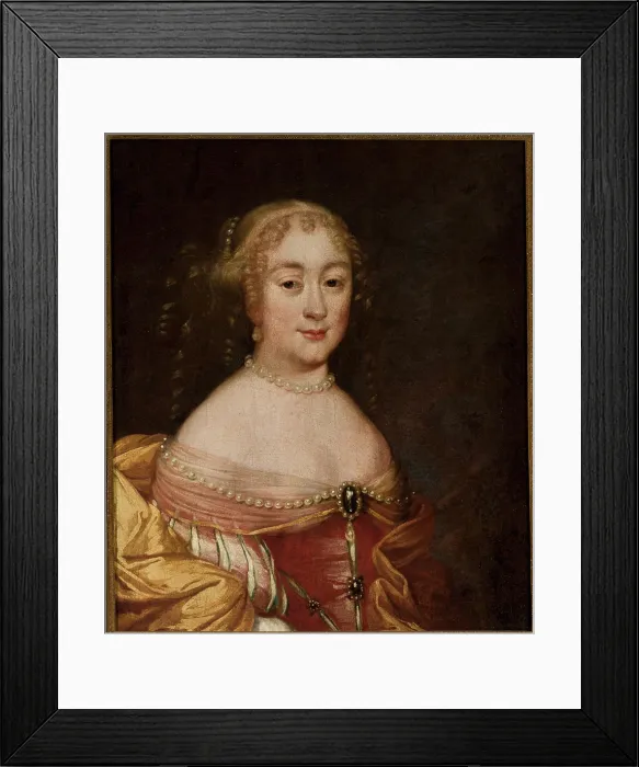 Framed Print : Portrait of a lady with pearls. nieznany malarz flamandzki, painter Framed Print : Portrait of a lady with pearls. nieznany malarz flamandzki, painter