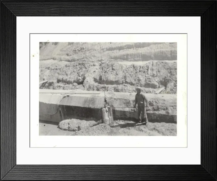 Framed Print : Oglala Dam Project. 1940-01-01T00:00:00