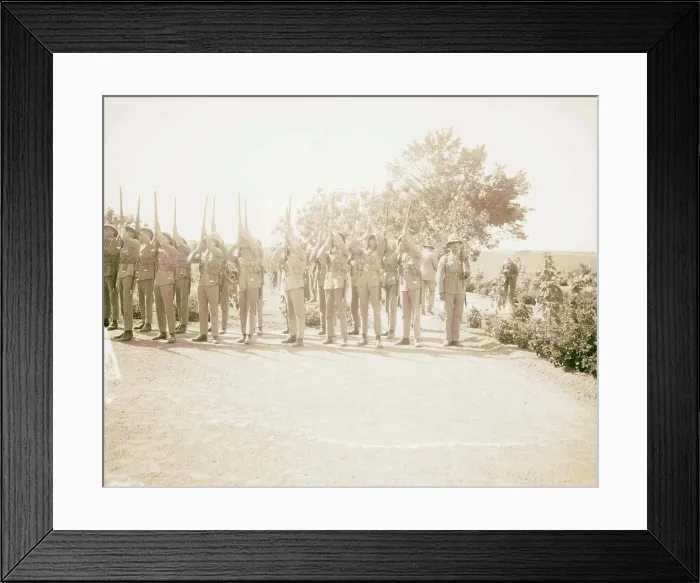 Framed Print : War cemetery consecration, Gaza-Belah, April 28, 1925, Gaza Strip, Middle East, Dayr al Balaḥ Framed Print : War cemetery consecration, Gaza-Belah, April 28, 1925, Gaza Strip, Middle East, Dayr al Balaḥ