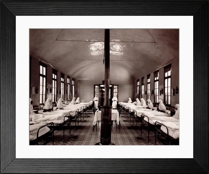 Framed Print : Tuberculosis ward of the Hasköy Hospital for Women; Istanbul; Turkey 1900 Framed Print : Tuberculosis ward of the Hasköy Hospital for Women; Istanbul; Turkey 1900