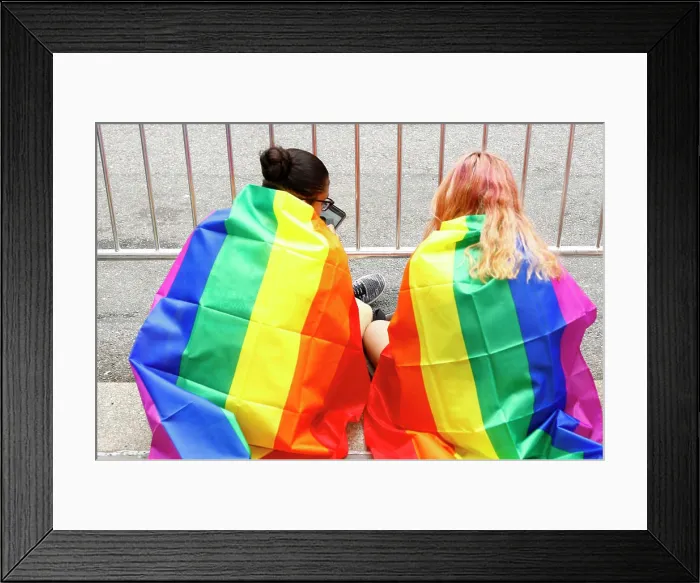 Framed Print : New York City, NY, USA. Pride March 2017 (Editorial Use Only) Framed Print : New York City, NY, USA. Pride March 2017 (Editorial Use Only)