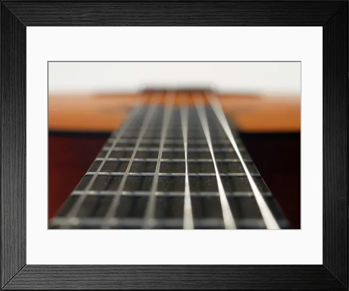 Framed Print : Close-up on a classical guitar Framed Print : Close-up on a classical guitar