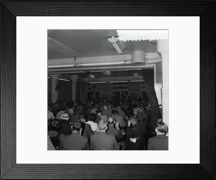 Framed Print : Anefo photo collection. Assignment Forum 'Third road' Krasnapolsky. October 27, 1956. Amsterdam, Noord-Holland Framed Print : Anefo photo collection. Assignment Forum 'Third road' Krasnapolsky. October 27, 1956. Amsterdam, Noord-Holland