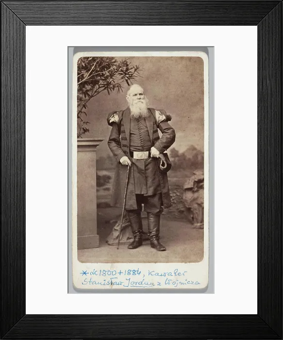 Framed Print : Portrait of Stanisław Jordan (c. 1800-1884). Rzewuski, Walery (1837-1888), photographer Framed Print : Portrait of Stanisław Jordan (c. 1800-1884). Rzewuski, Walery (1837-1888), photographer