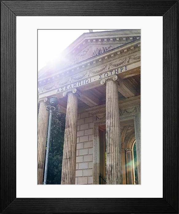 Framed Print : Tempio di Esculapio Temple of Asclepius Villa Borghese. Rome, Italy, Europe Framed Print : Tempio di Esculapio Temple of Asclepius Villa Borghese. Rome, Italy, Europe