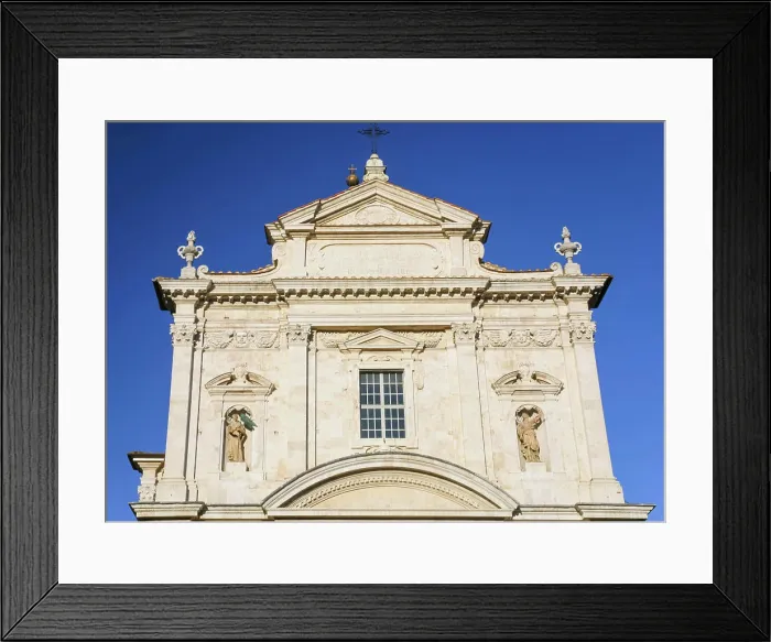Framed Print : facade of Santa Maria in Provenzano Church travel to Italy - facade of Santa Maria in Provenzano the Insigne Collegiata Framed Print : facade of Santa Maria in Provenzano Church travel to Italy - facade of Santa Maria in Provenzano the Insigne Collegiata