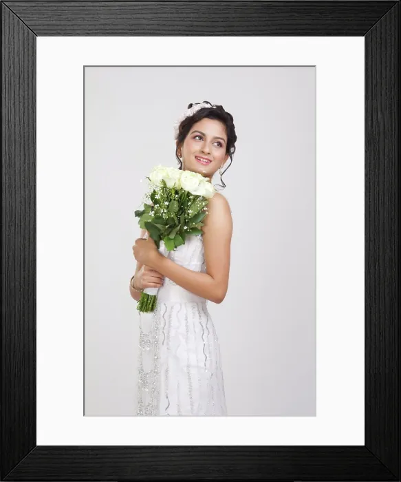 Framed Print : Portrait of a Bride Framed Print : Portrait of a Bride