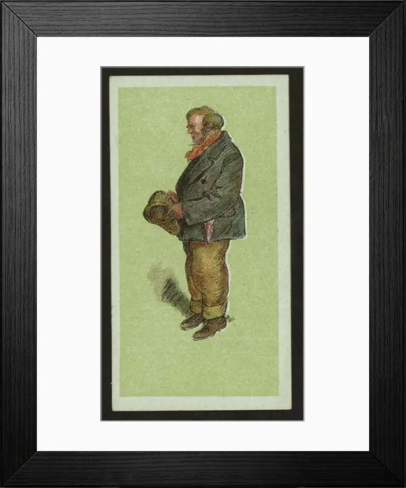 Framed Print : Daniel Peggotty.. Cigarette cards, Trade cards. George Arents Collection. Dickens, Charles, 1812-1870 Framed Print : Daniel Peggotty.. Cigarette cards, Trade cards. George Arents Collection. Dickens, Charles, 1812-1870