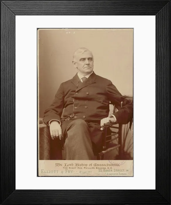 Framed Print : The Lord Bishop of Massachusetts, the right Rev. Phillips Brooks, D. D Framed Print : The Lord Bishop of Massachusetts, the right Rev. Phillips Brooks, D. D