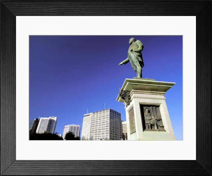 Framed Print : Australia, South Australia, Adelaide, Victoria Square, Charles Kingston Statue Framed Print : Australia, South Australia, Adelaide, Victoria Square, Charles Kingston Statue