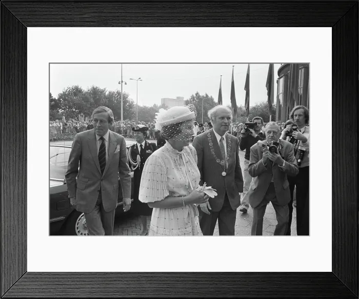 Framed Print : Anefo photo collection. Queen Beatrix lives in The Hague from today