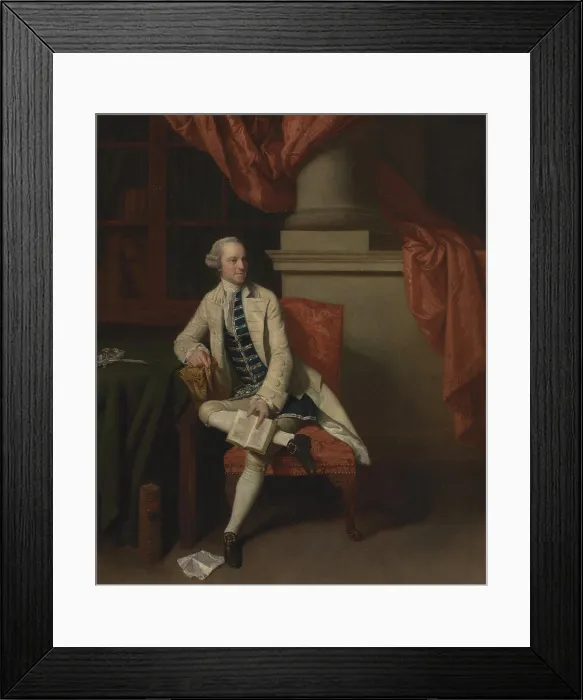 Framed Print : The Cousin of John Gawler of Ramridge House