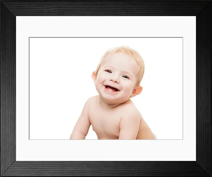 Framed Print : Little cute newborn baby child first milk or temporary teeth smiling face white isolated Framed Print : Little cute newborn baby child first milk or temporary teeth smiling face white isolated