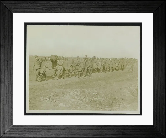 Framed Print : Photo collection First World War. The Western Front. Prisoners coming in. 1914-1918} Framed Print : Photo collection First World War. The Western Front. Prisoners coming in. 1914-1918}