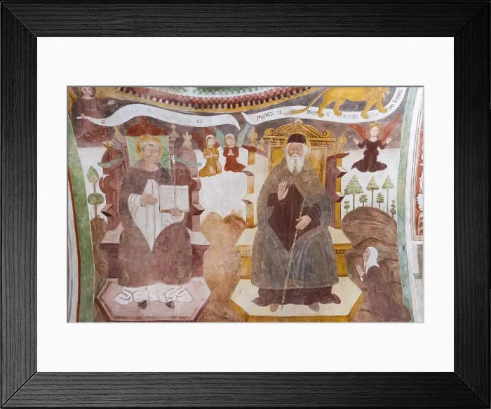 Framed Print : St. ludovico church at the bretto village, camerata cornello, Italy Framed Print : St. ludovico church at the bretto village, camerata cornello, Italy