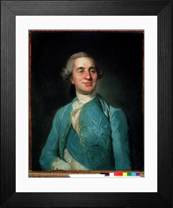 Framed Print : Portrait of Louis XVI by Joseph-Siffred Duplessis