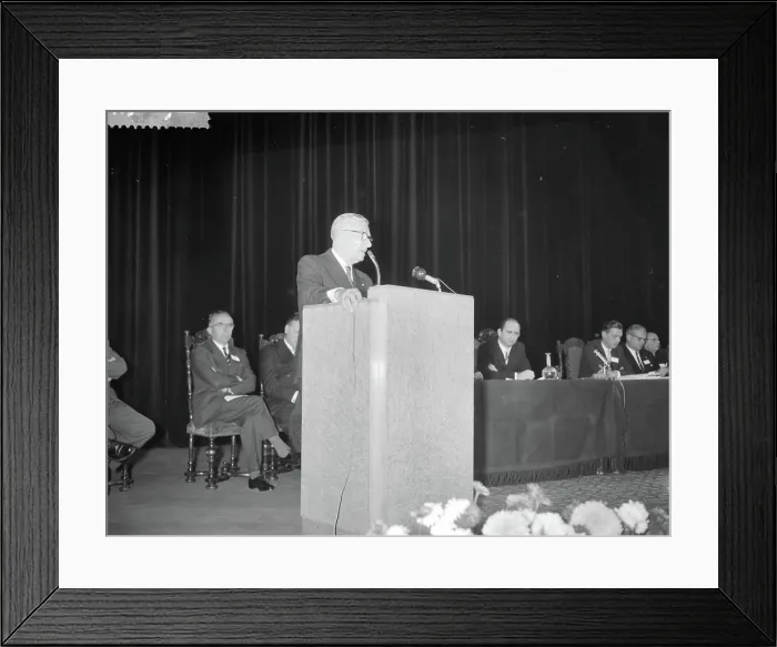 Framed Print : Anefo photo collection. Associated Dutch employers 60 years. October 29, 1959