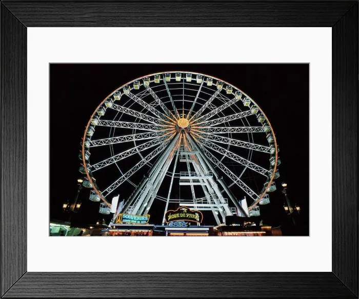 Framed Print : Ferris wheel