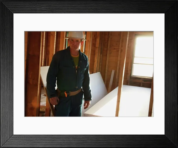 Framed Print : Construction Worker