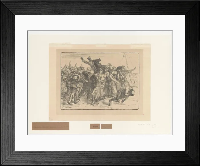 Framed Print : Le Bouclier Vivant; Devambez (couples; Publisher; 1900-1940) Framed Print : Le Bouclier Vivant; Devambez (couples; Publisher; 1900-1940)