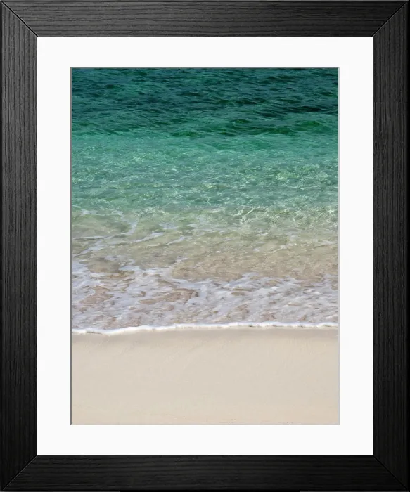 Framed Print : Tropical white sand beach Framed Print : Tropical white sand beach