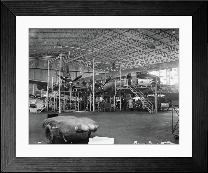 Framed Print : Anefo photo collection. 'Dock' for DC6 at Schiphol. January 9, 1950. Noord-Holland, Schiphol Framed Print : Anefo photo collection. 'Dock' for DC6 at Schiphol. January 9, 1950. Noord-Holland, Schiphol