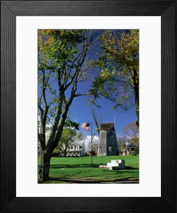 Framed Print : Old Hook Mill East Hampton Long Island New York, USA Framed Print : Old Hook Mill East Hampton Long Island New York, USA