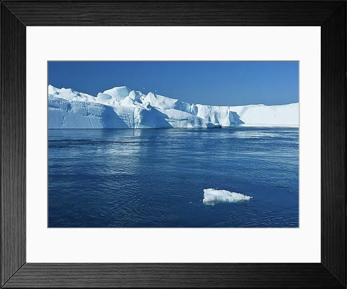 Framed Print : Gigantic icebergs in the ice fjord Framed Print : Gigantic icebergs in the ice fjord