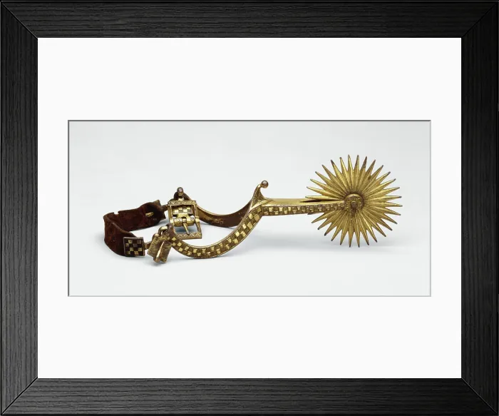 Framed Print : Rowel Spur ca. 1400 French or Spanish