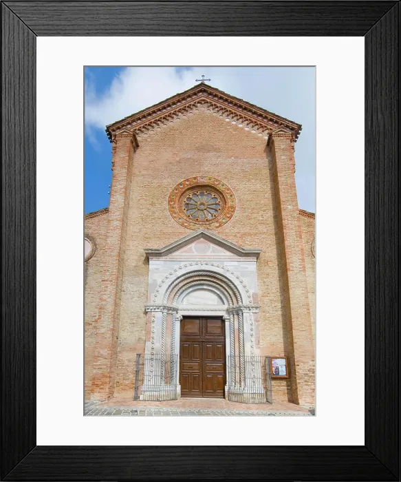 Framed Print : Church of San Marco. Jesi. Marche. Italy Framed Print : Church of San Marco. Jesi. Marche. Italy