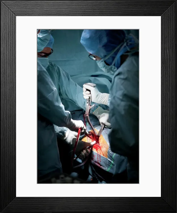 Framed Print : Reportage in the orthopaedic surgery unit in the Diaconesses Croix Saint Simon hospital in Paris Framed Print : Reportage in the orthopaedic surgery unit in the Diaconesses Croix Saint Simon hospital in Paris