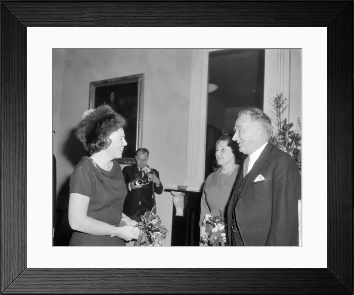 Framed Print : Anefo photo collection. Her royal highness Princess Beatrix lecture attended from Z Framed Print : Anefo photo collection. Her royal highness Princess Beatrix lecture attended from Z