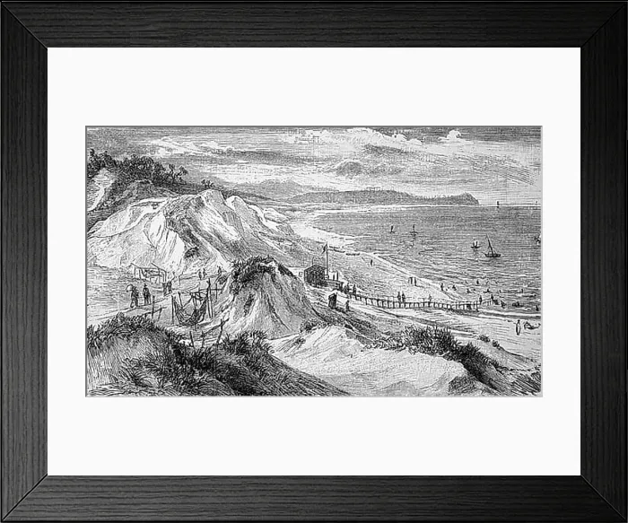 Framed Print : Dunes and bath near Göhren, Rügen Framed Print : Dunes and bath near Göhren, Rügen