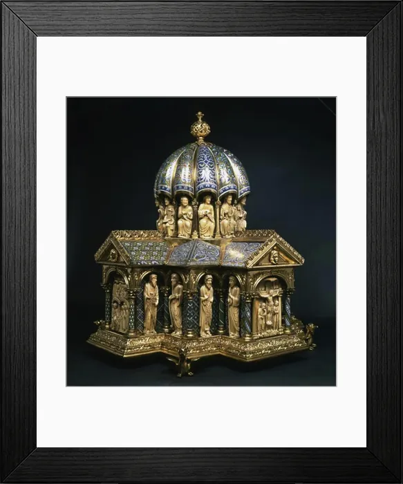 Framed Print : Eltenberg Reliquary - Rhine Valley. Late 12th century. Victoria & Albert Museum, London Framed Print : Eltenberg Reliquary - Rhine Valley. Late 12th century. Victoria & Albert Museum, London