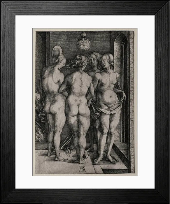 Framed Print : The Four Witches (Four Naked Women) Framed Print : The Four Witches (Four Naked Women)