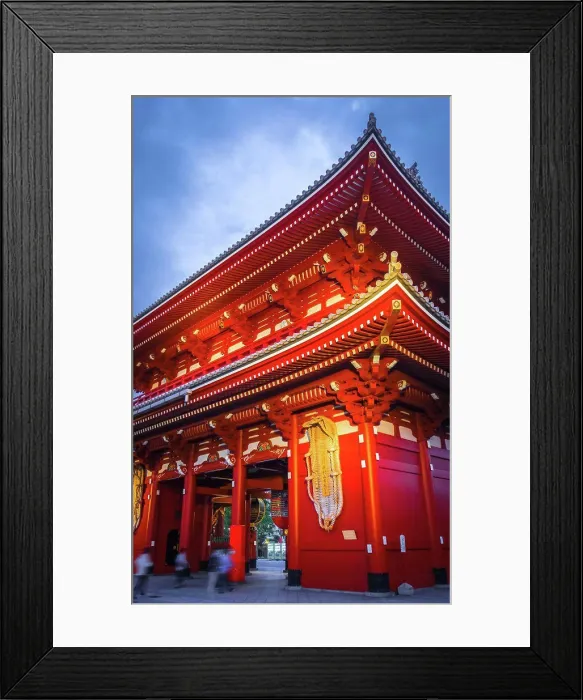 Framed Print : Kaminarimon gate and Lantern at night, Senso-ji temple, Tokyo, Japan Framed Print : Kaminarimon gate and Lantern at night, Senso-ji temple, Tokyo, Japan