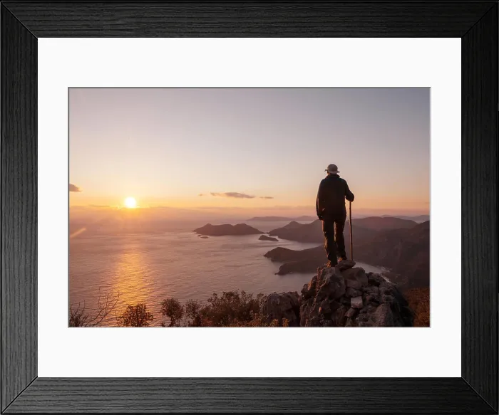Framed Print : Lycian way Beautiful nature landscapes in Turkey mountains Framed Print : Lycian way Beautiful nature landscapes in Turkey mountains