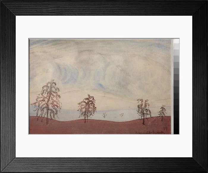Framed Print : Landscape with trees, Voloshin, Maximilian (1877-1932) Framed Print : Landscape with trees, Voloshin, Maximilian (1877-1932)