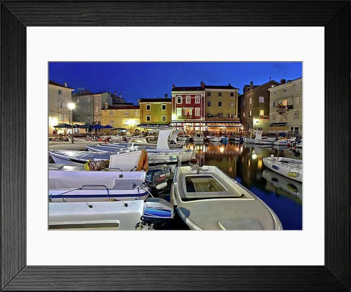 Framed Print : Harbour of Cres, island Cres, Primorje - Gorski kotar, Croatia, Europe Framed Print : Harbour of Cres, island Cres, Primorje - Gorski kotar, Croatia, Europe