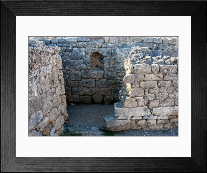 Framed Print : Latrines, The house of the Cryptoporticus Framed Print : Latrines, The house of the Cryptoporticus