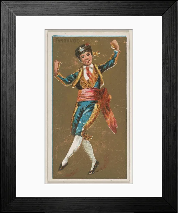 Framed Print : Fandango, from National Dances (N225)