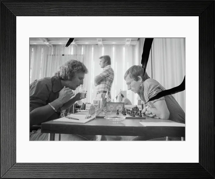 Framed Print : Anefo photo collection. IBM chess tournament, 7th round; Miles (l) against Van Wijgerdenden. July 5, 1977. Amsterdam Framed Print : Anefo photo collection. IBM chess tournament, 7th round; Miles (l) against Van Wijgerdenden. July 5, 1977. Amsterdam